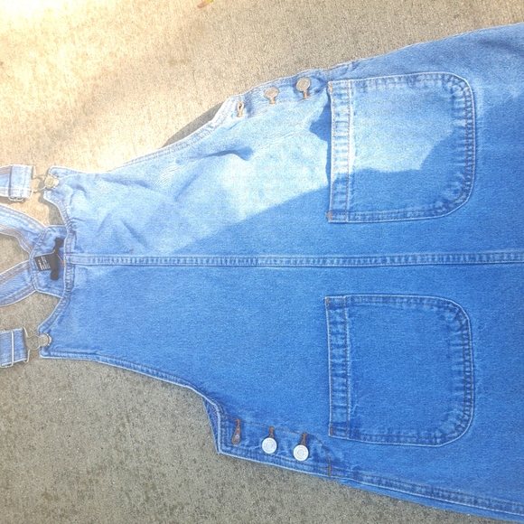 Forever21 overall jean dress size medium - Picture 1 of 5